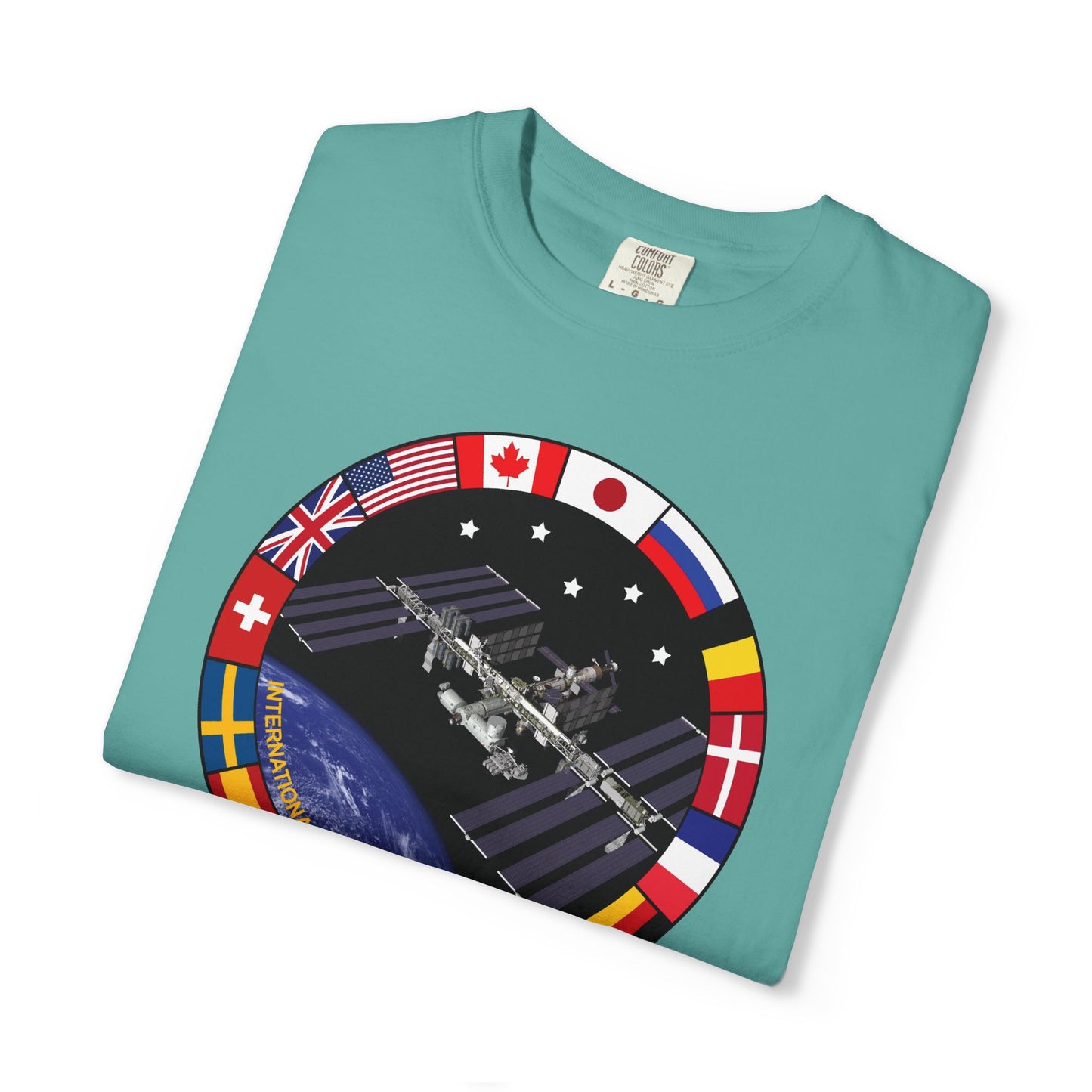 ISS Orbit Patch T Shirt - Graphic Tee