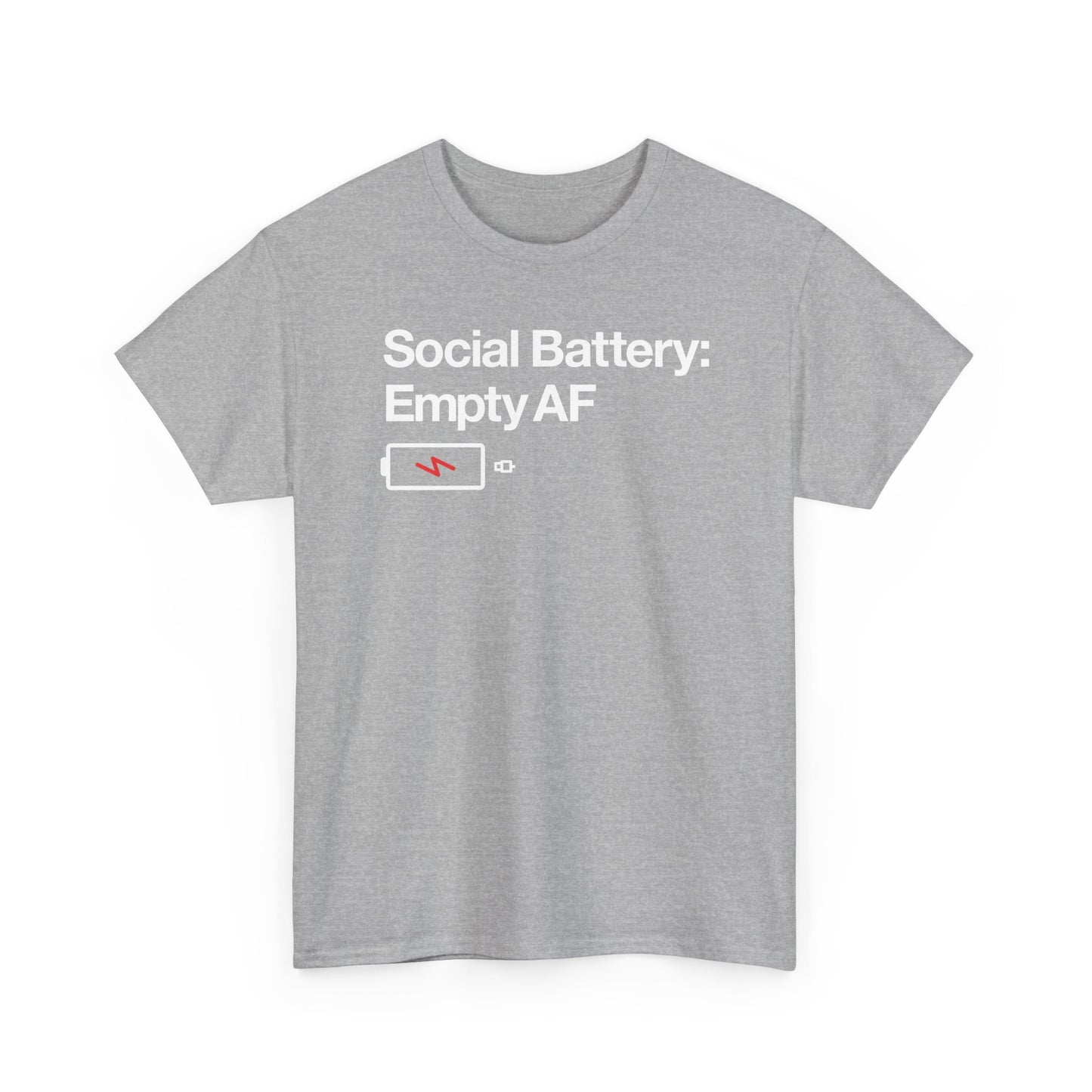 Social Battery - Neurodivergent Graphic T Shirt