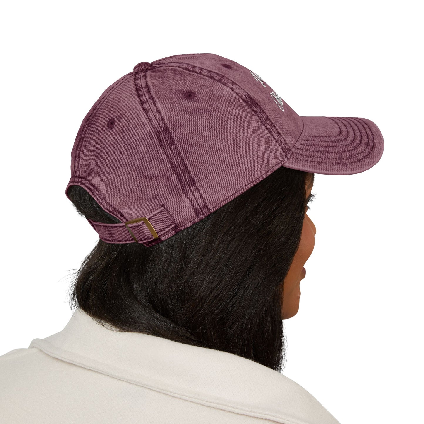 Vintage Embroidered Cap — 'Virginia Classic Oliver Chevrolet' Distressed Hat