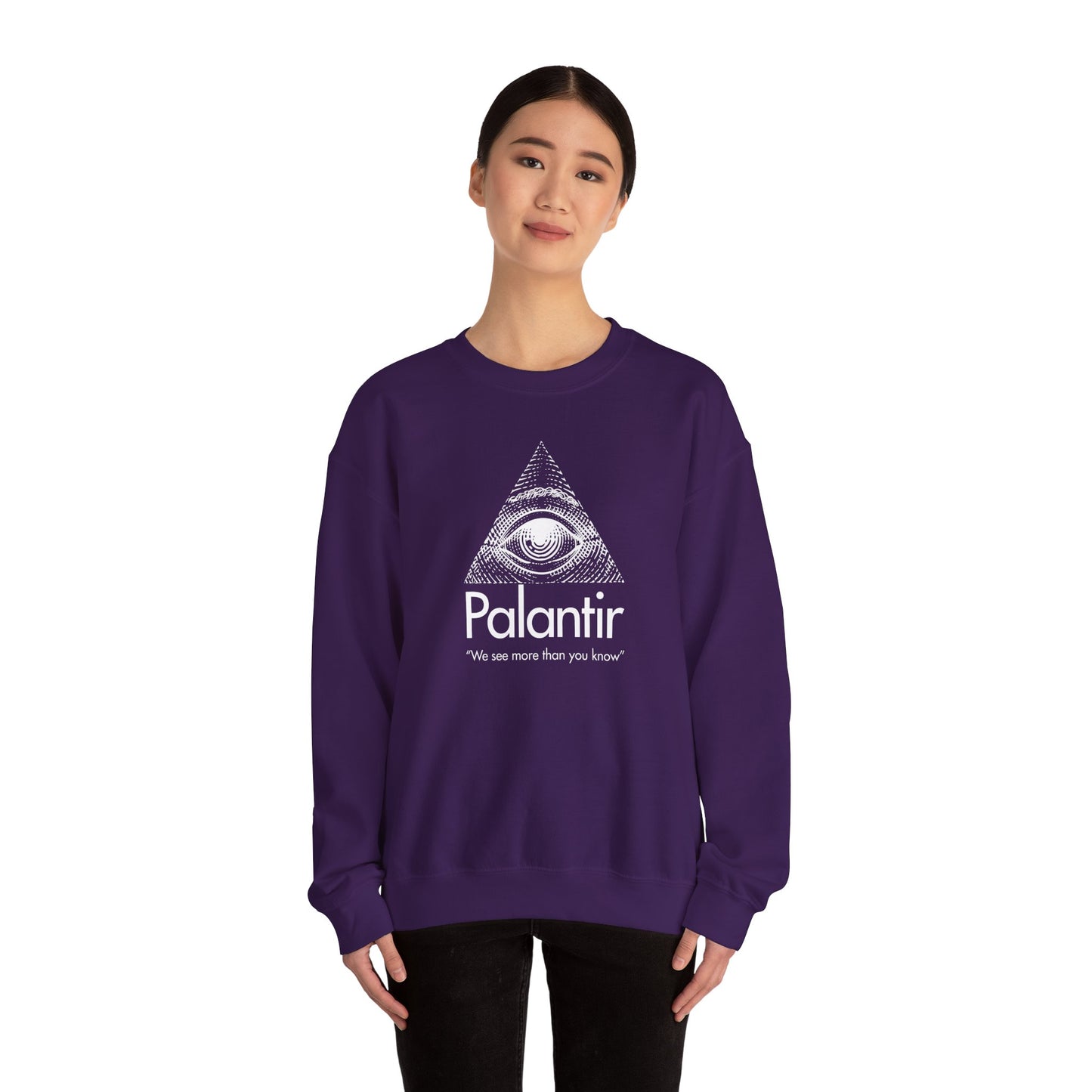 Palantir Illuminated Eye Crewneck - (“We see more than you know”)