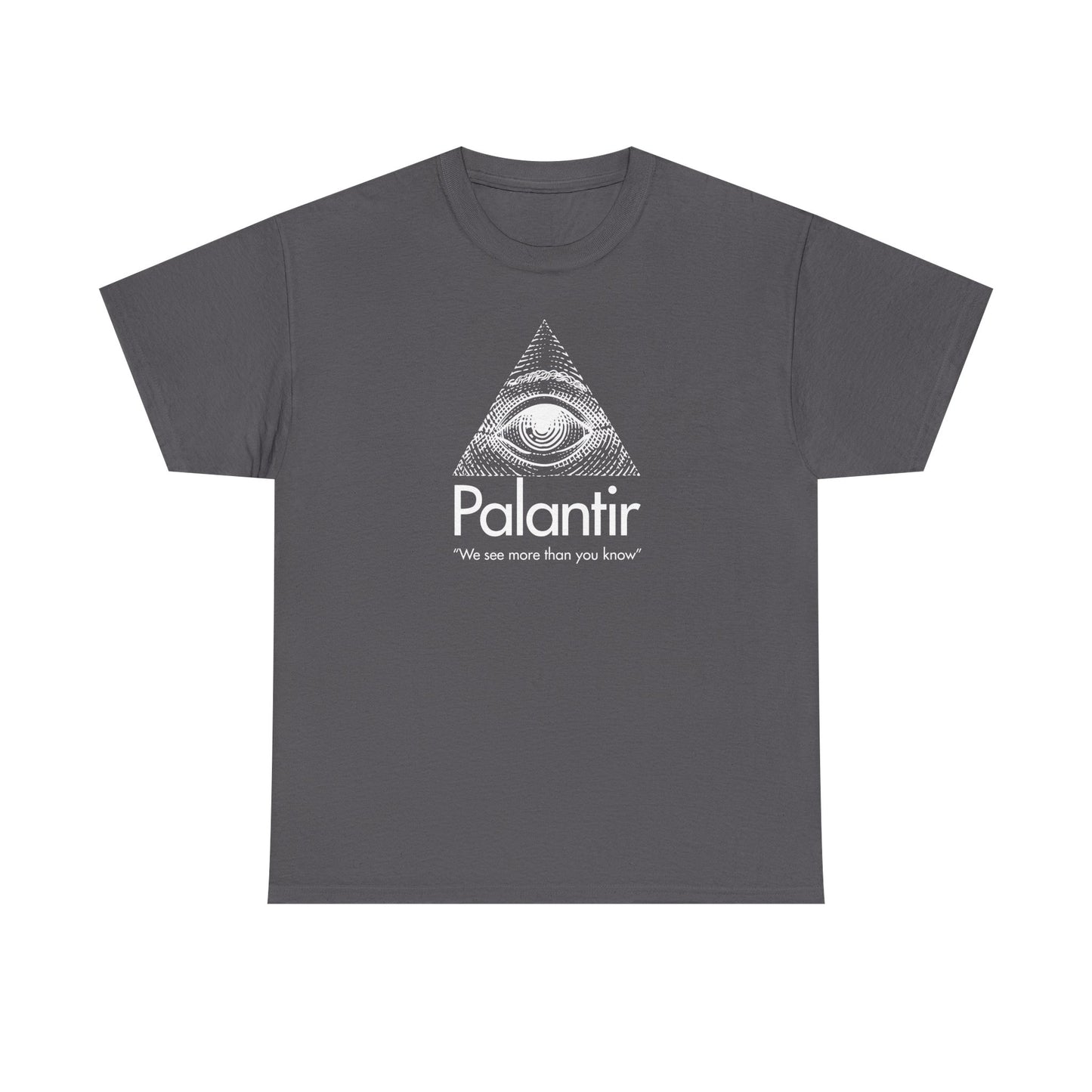 Palantir Eye Pyramid T‑Shirt — "We see more than you know" Graphic Tee