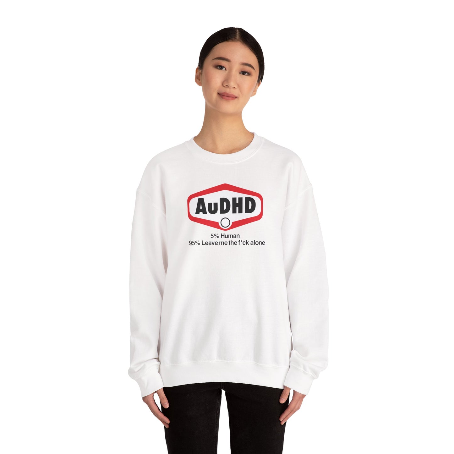 AuDHD Crewneck Sweatshirt - Graphic AuDHD