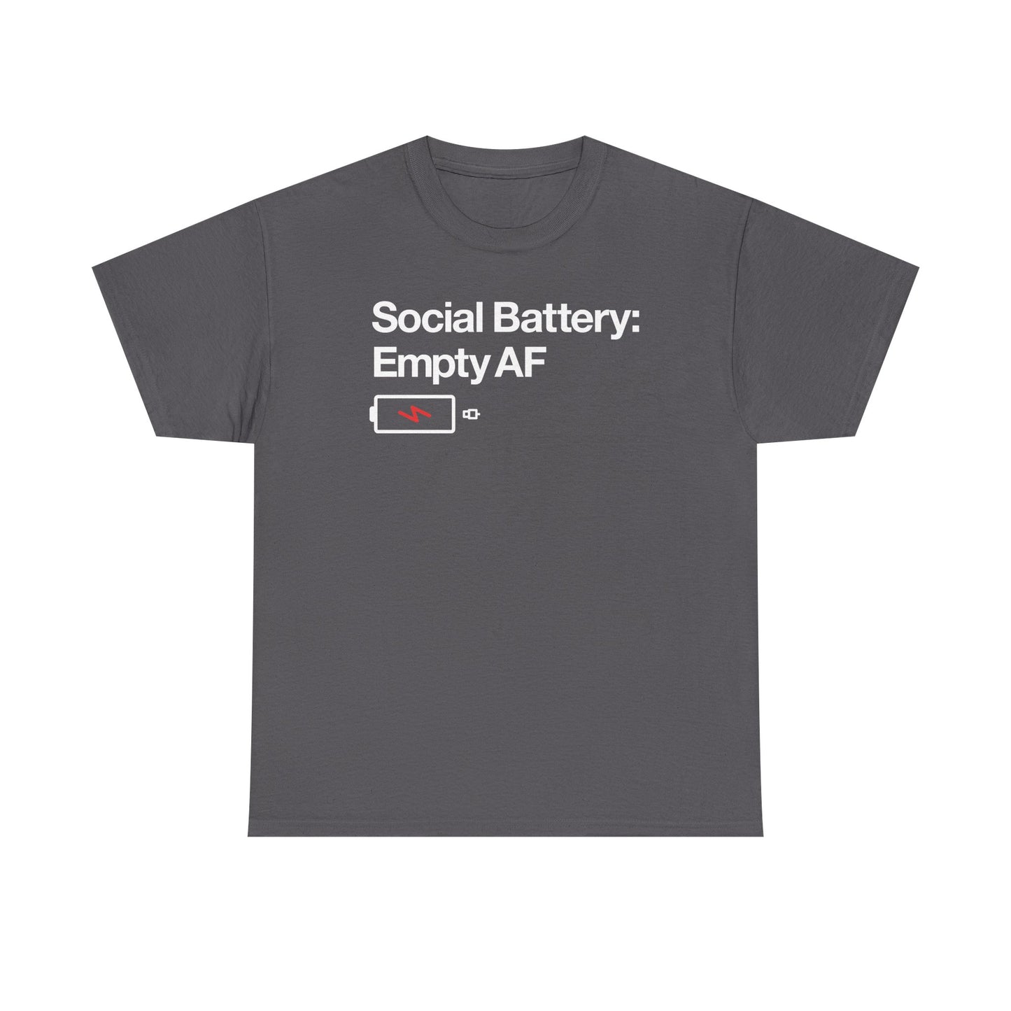 Social Battery - Neurodivergent Graphic T Shirt