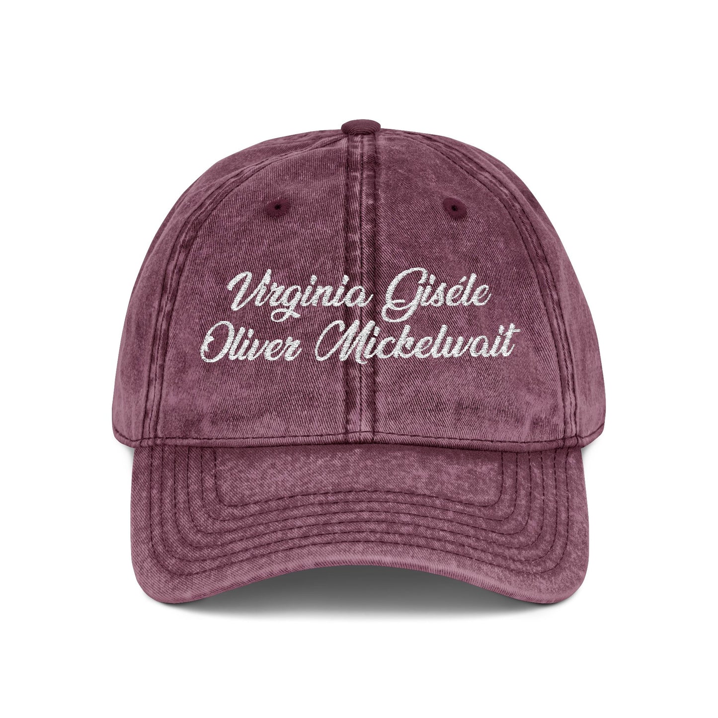 Vintage Embroidered Cap — 'Virginia Classic Oliver Chevrolet' Distressed Hat