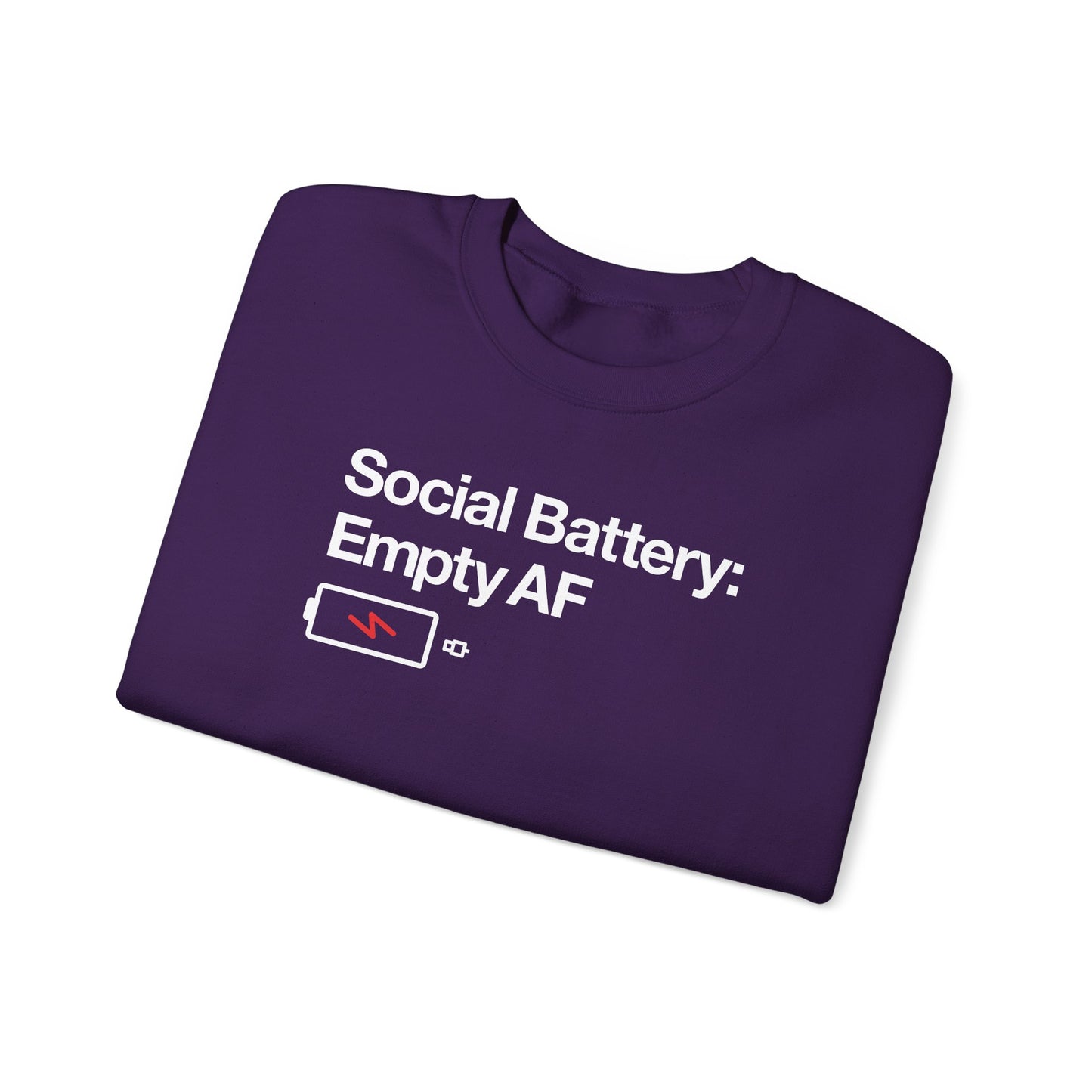 Social Battery Neurodivergent Sweatshirt