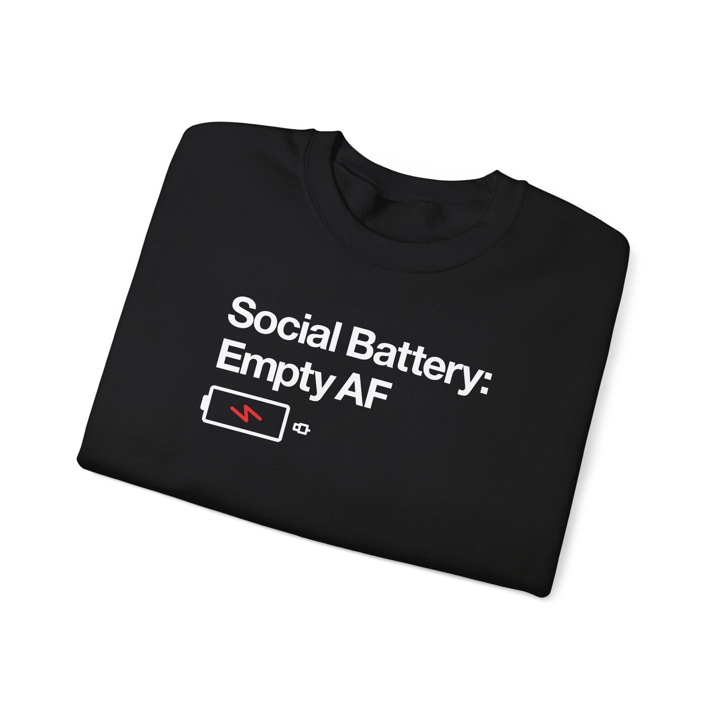 Social Battery Neurodivergent Sweatshirt