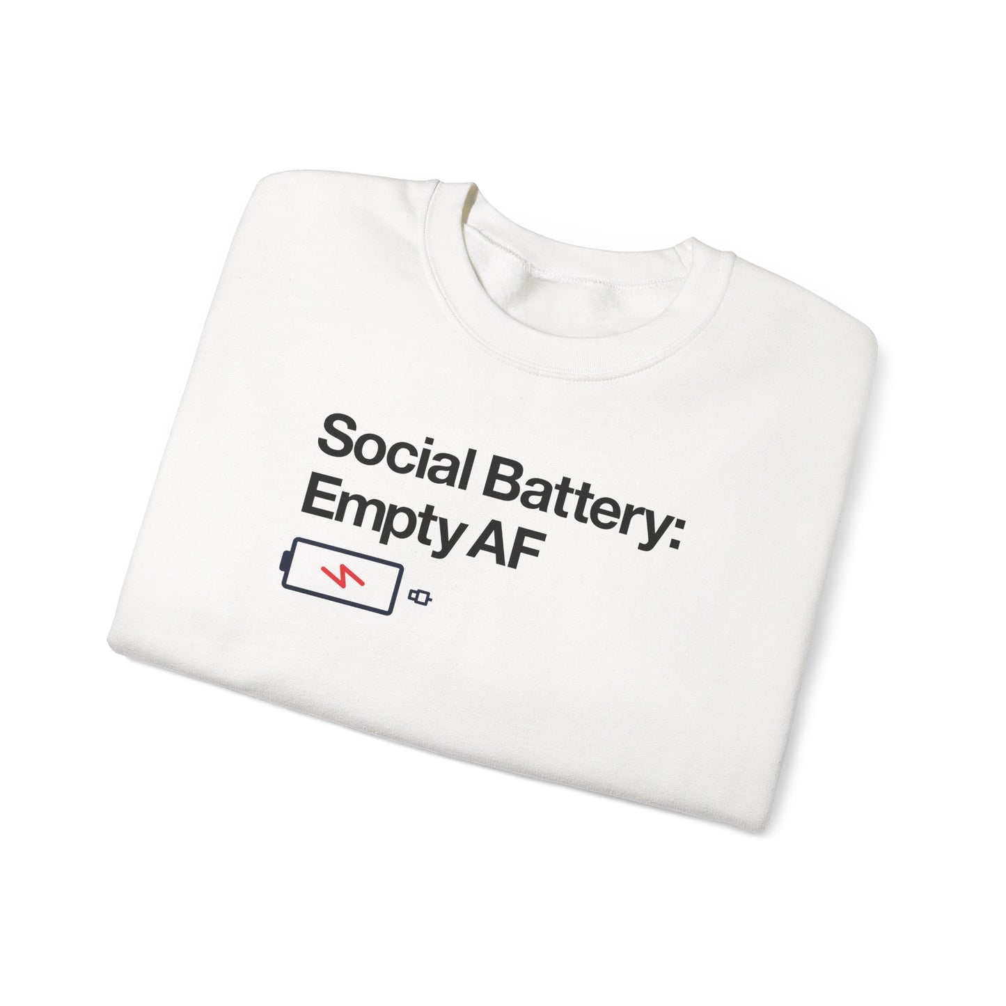 Social Battery Neurodivergent Sweatshirt
