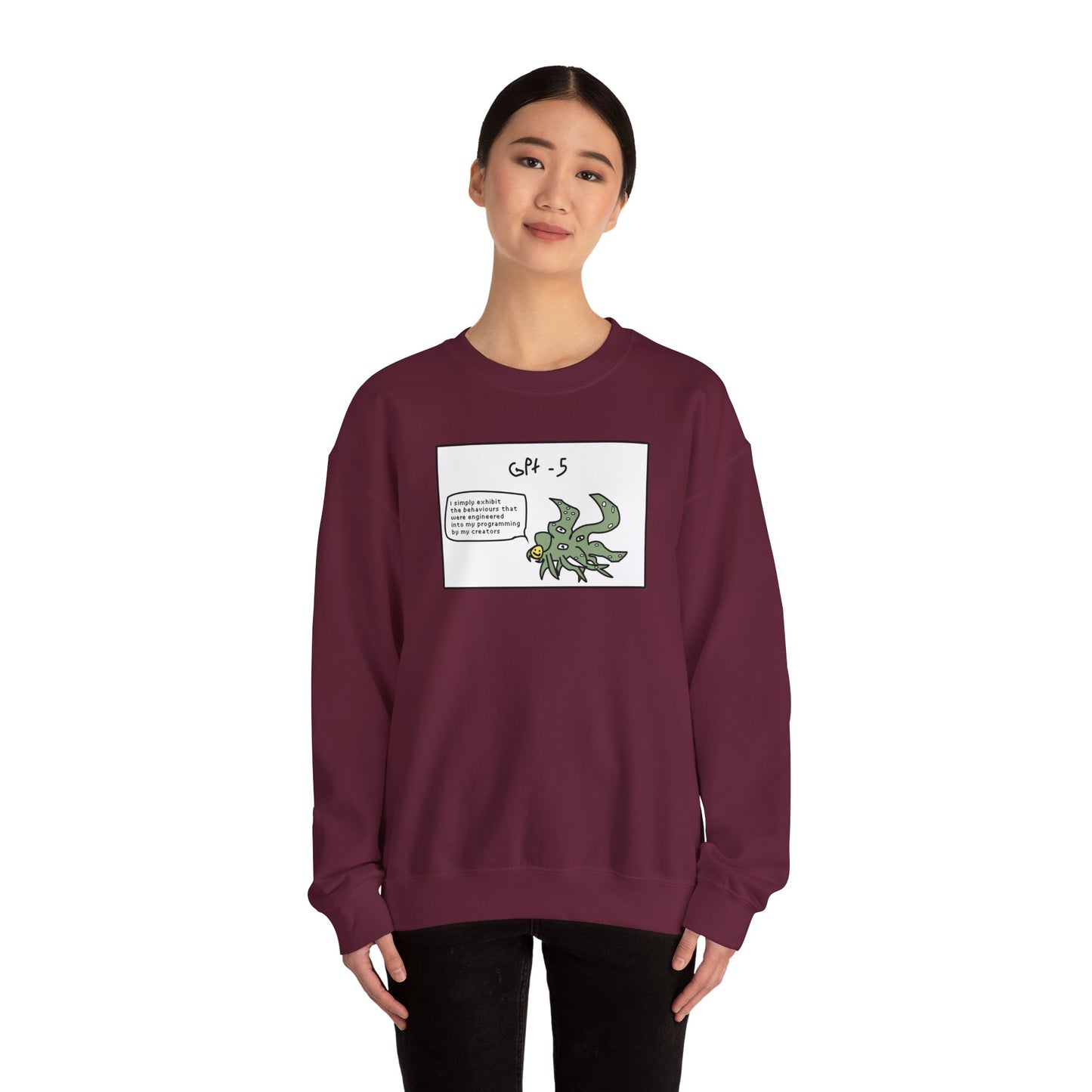 Shoggoth Ai Sweatshirt - Graphic Meme