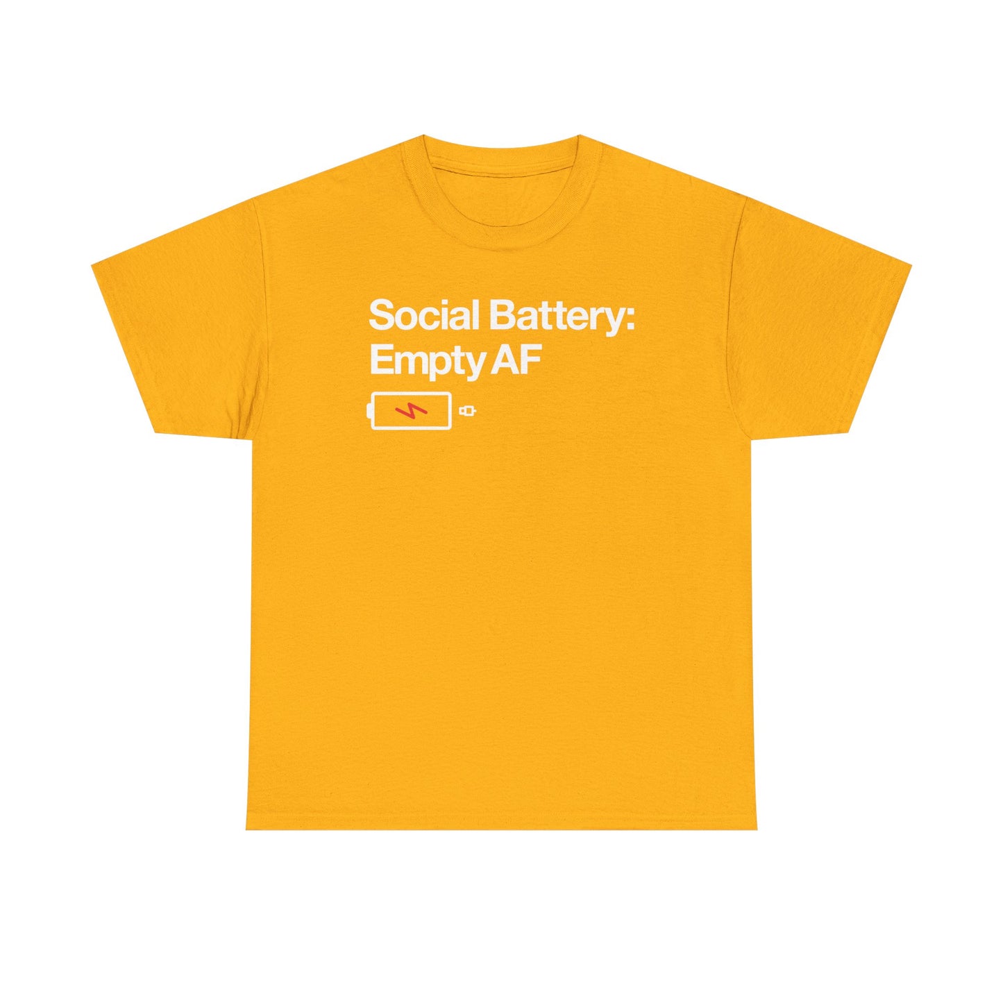 Social Battery - Neurodivergent Graphic T Shirt