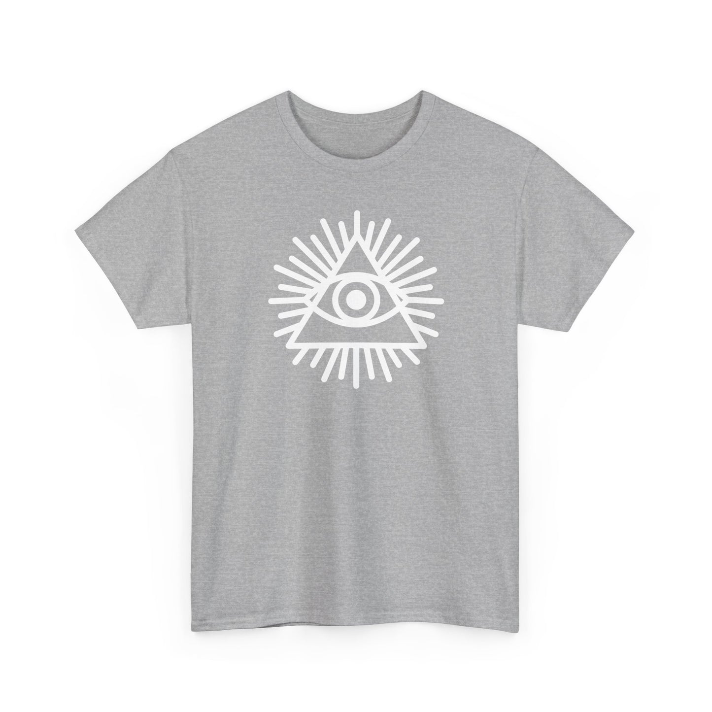 All-Seeing Eye Illuminati Tee - Mystical Triangle Graphic T-Shirt