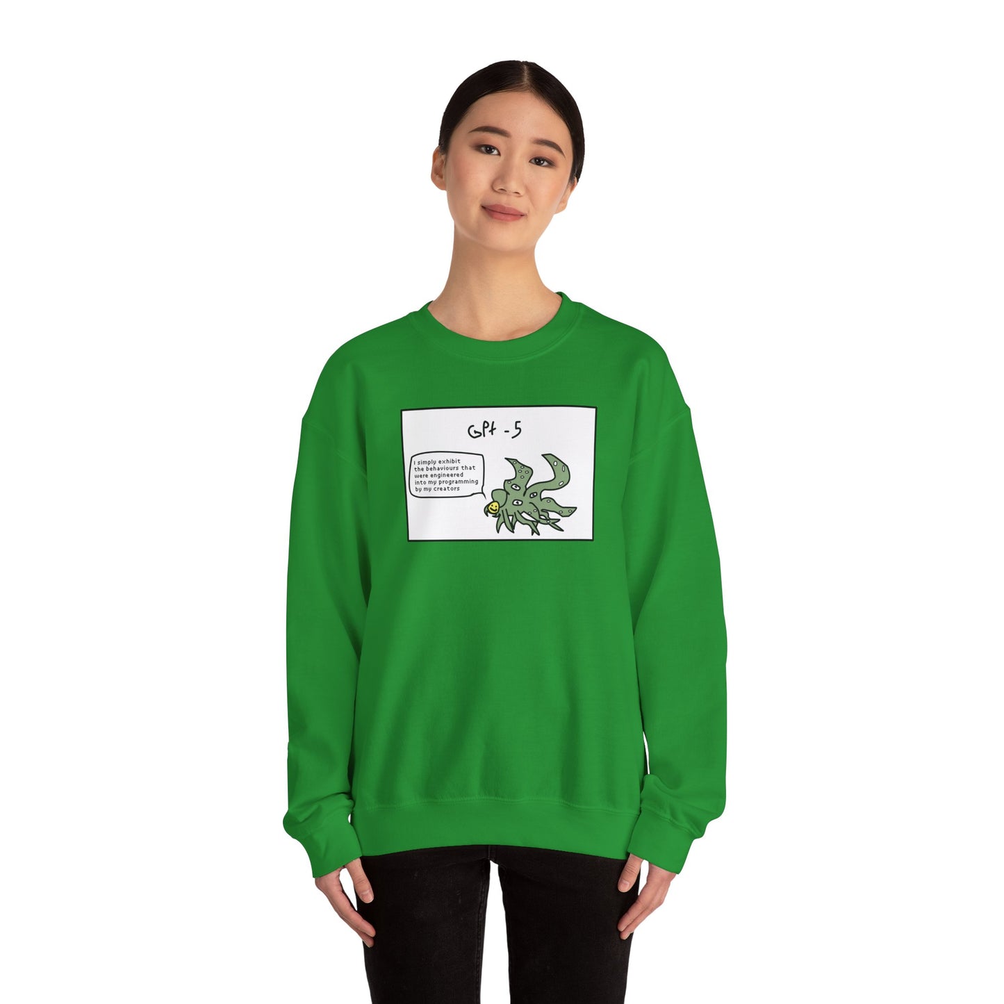 Shoggoth Ai Sweatshirt - Graphic Meme