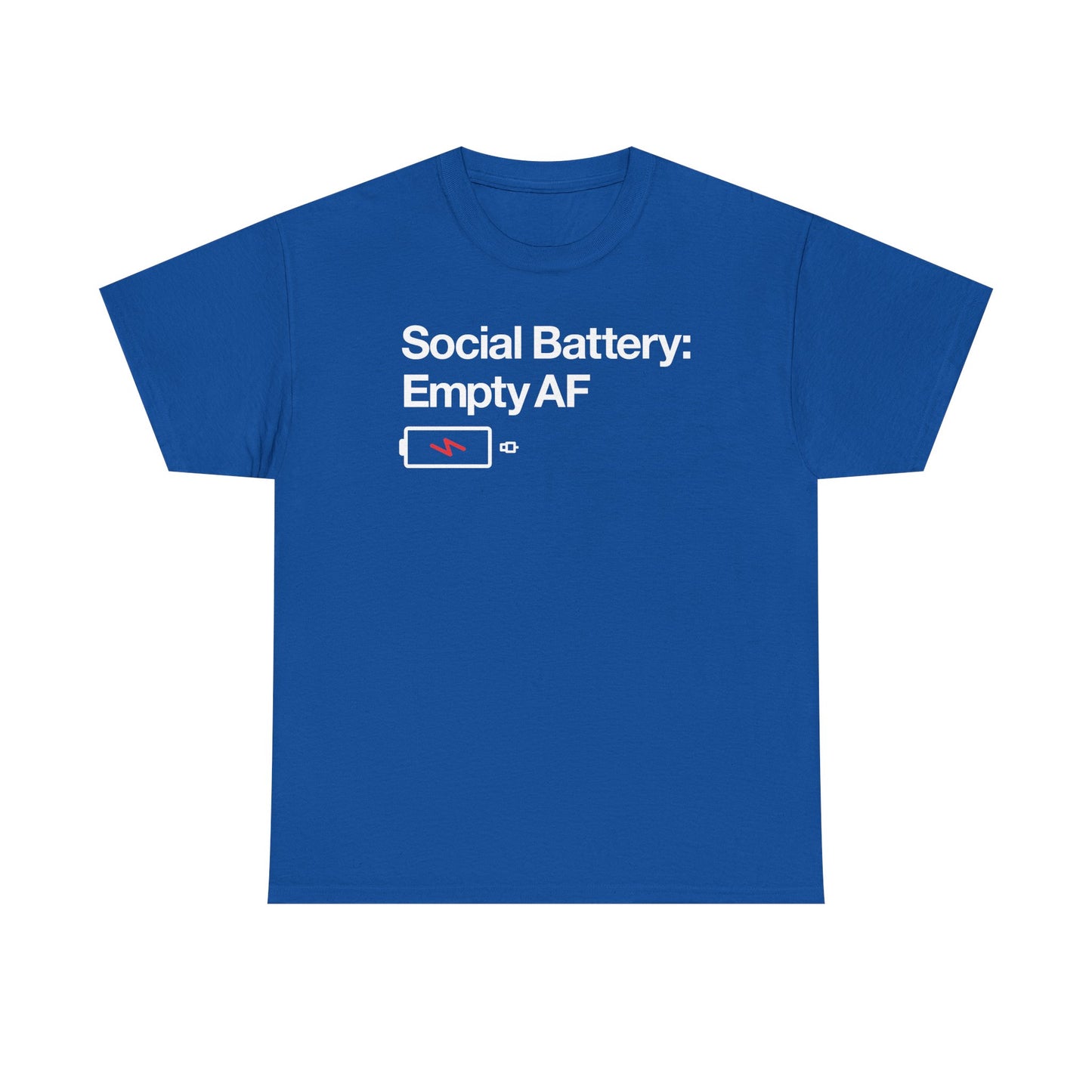 Social Battery - Neurodivergent Graphic T Shirt