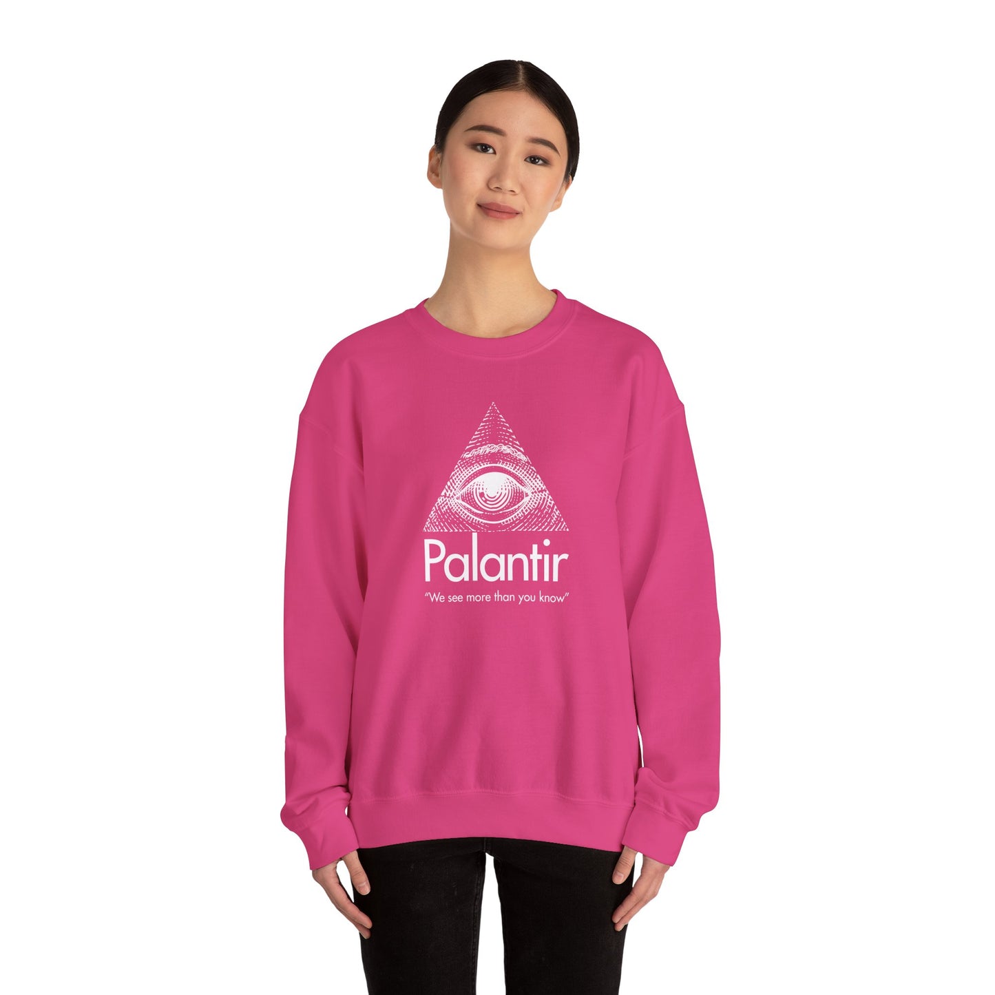 Palantir Illuminated Eye Crewneck - (“We see more than you know”)