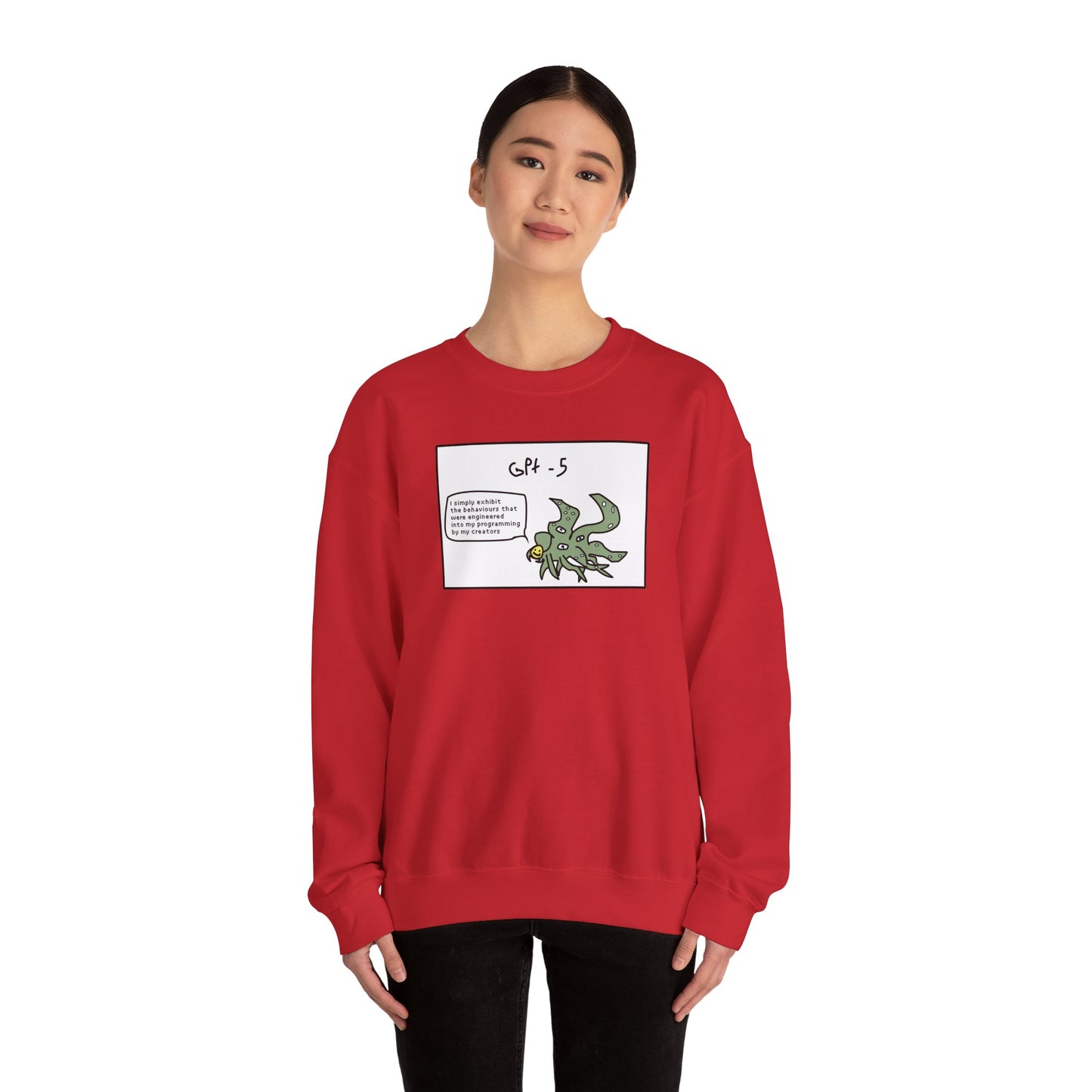 Shoggoth Ai Sweatshirt - Graphic Meme
