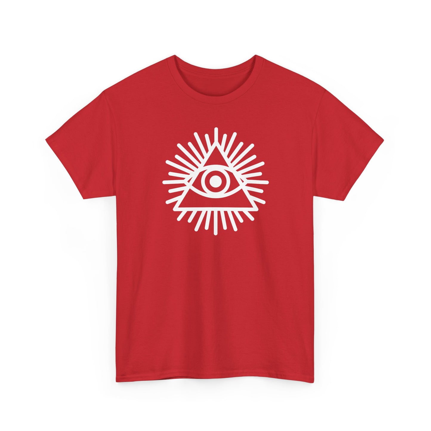 All-Seeing Eye Illuminati Tee - Mystical Triangle Graphic T-Shirt