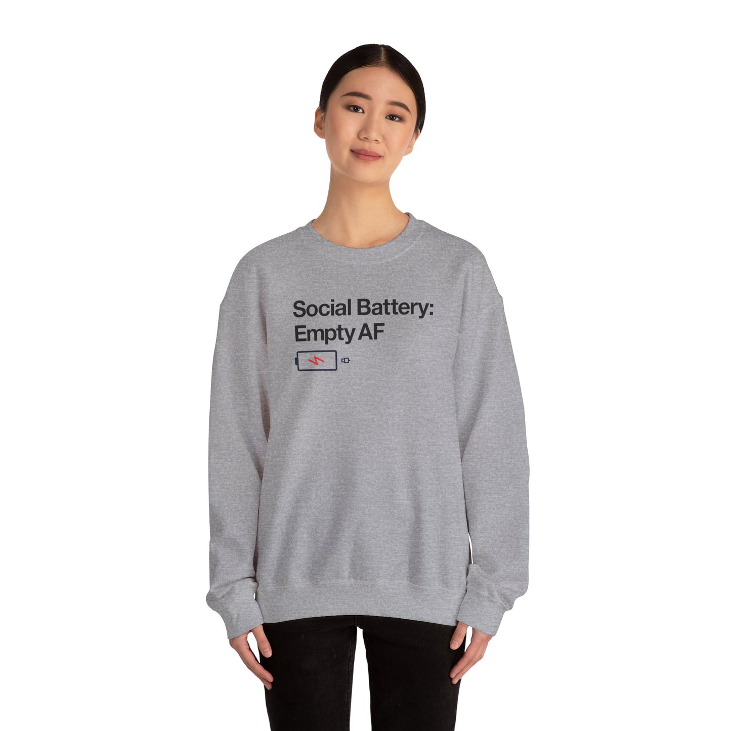 Social Battery Neurodivergent Sweatshirt
