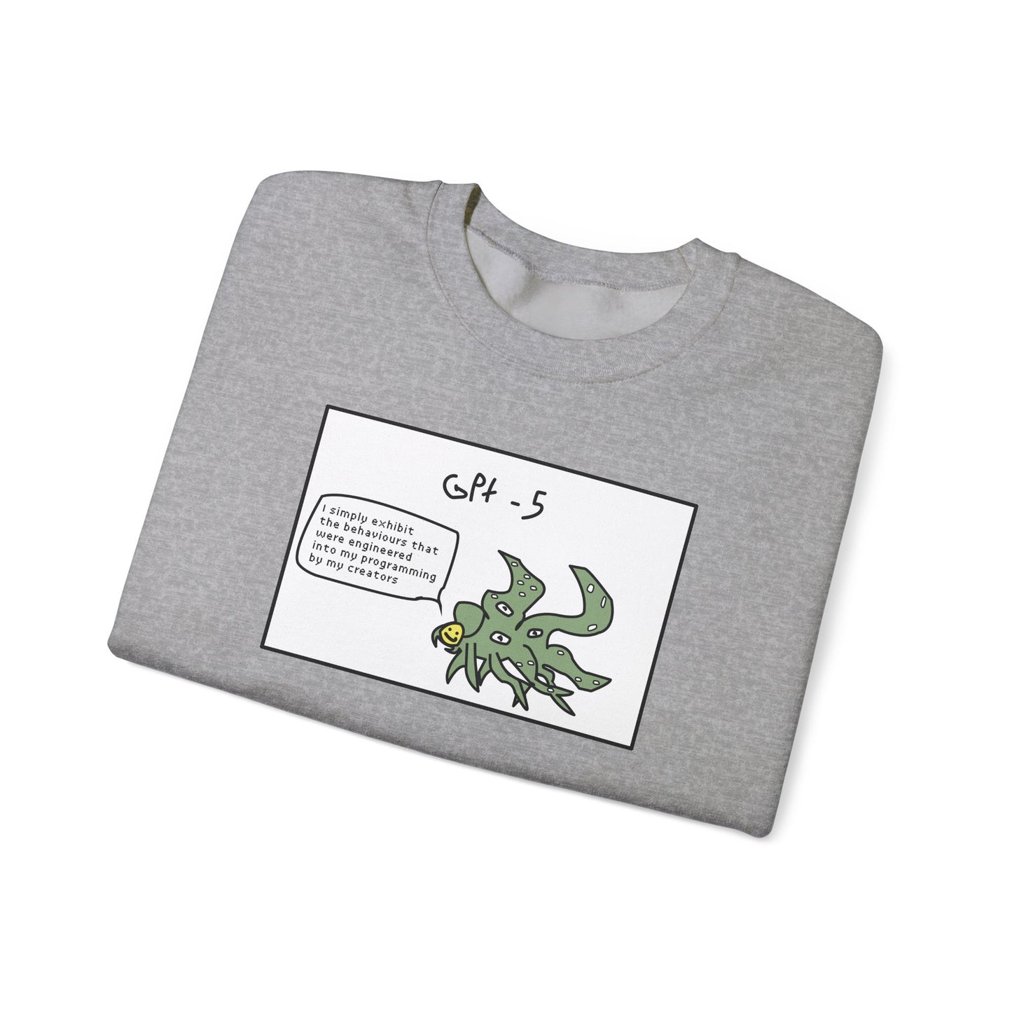 Shoggoth Ai Sweatshirt - Graphic Meme