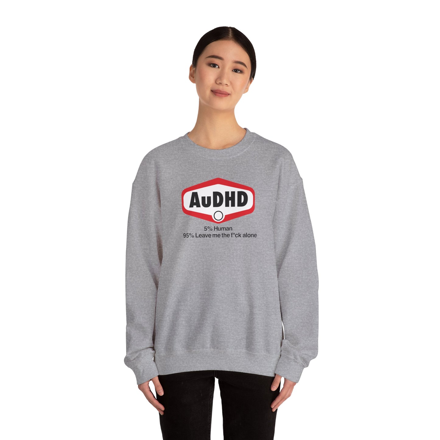 AuDHD Crewneck Sweatshirt - Graphic AuDHD