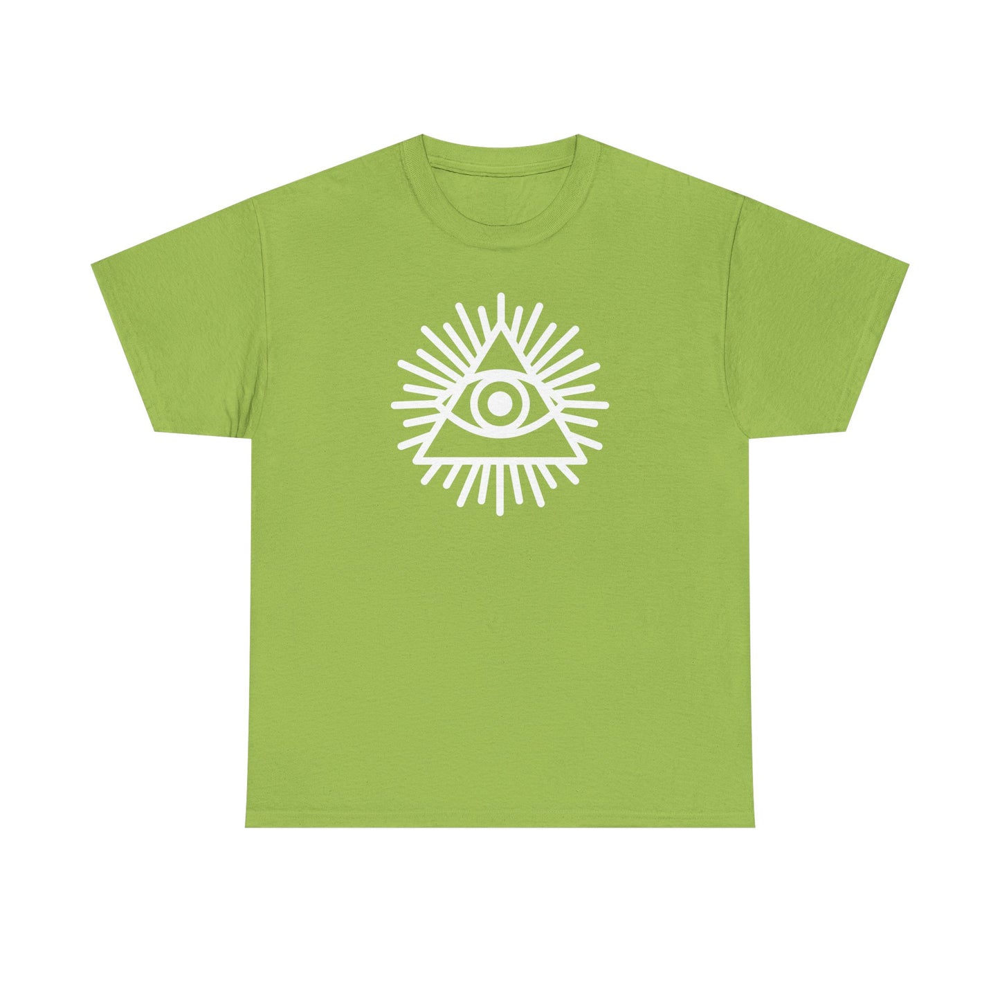 All-Seeing Eye Illuminati Tee - Mystical Triangle Graphic T-Shirt