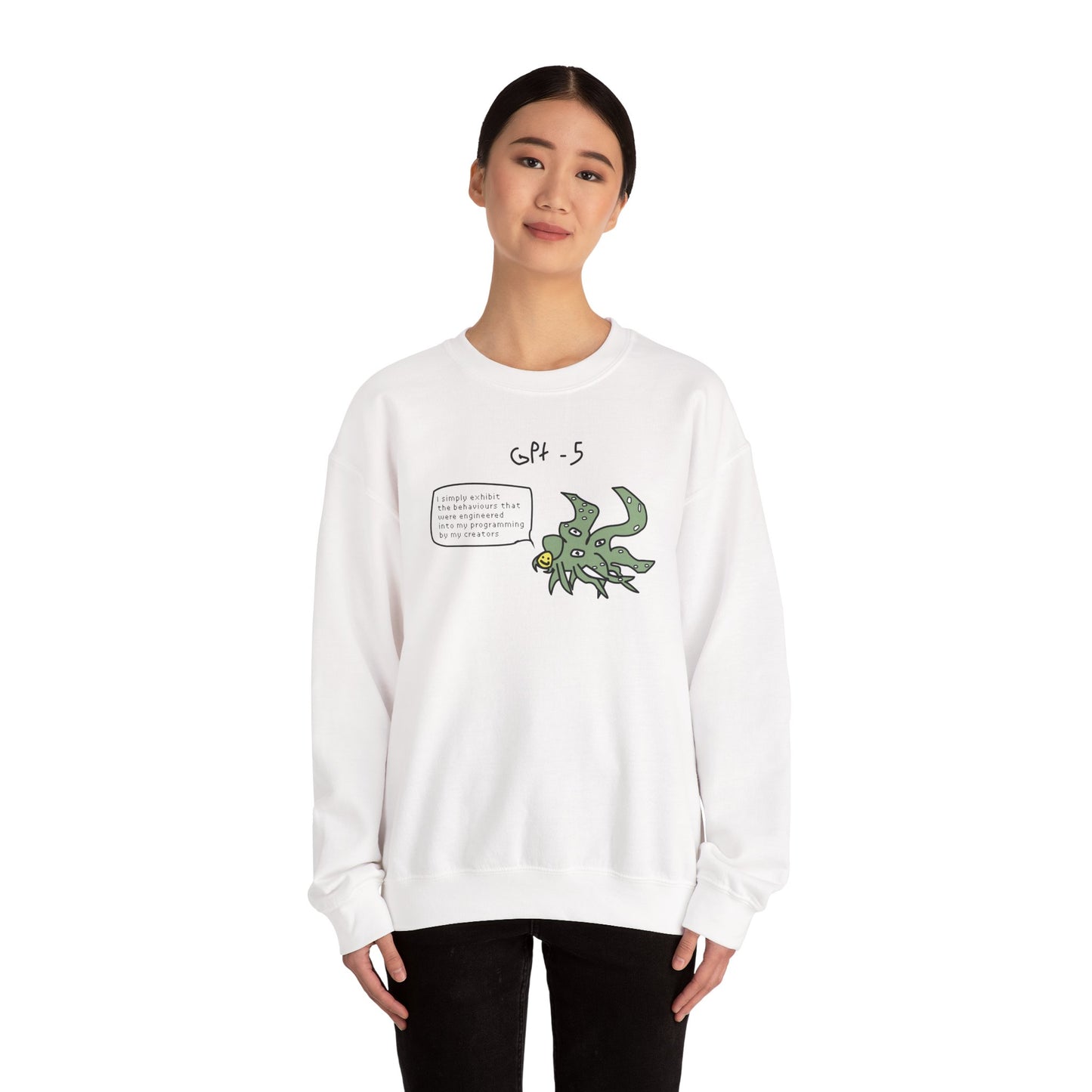 Shoggoth Ai Sweatshirt - Graphic AI Meme