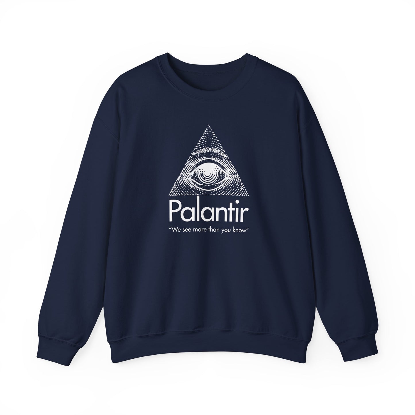 Palantir Illuminated Eye Crewneck - (“We see more than you know”)