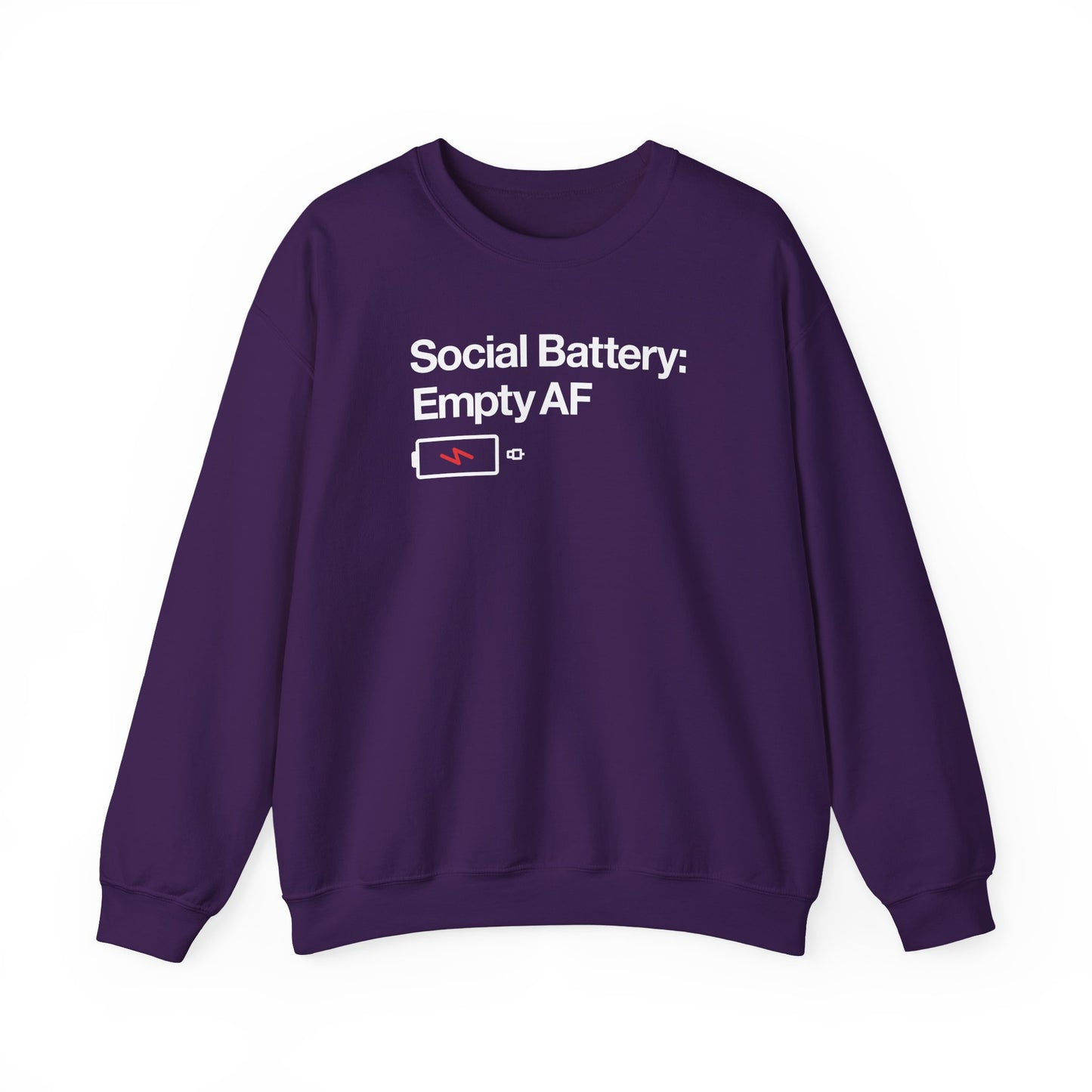 Social Battery Neurodivergent Sweatshirt
