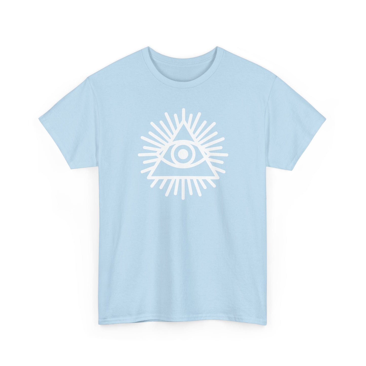 All-Seeing Eye Illuminati Tee - Mystical Triangle Graphic T-Shirt